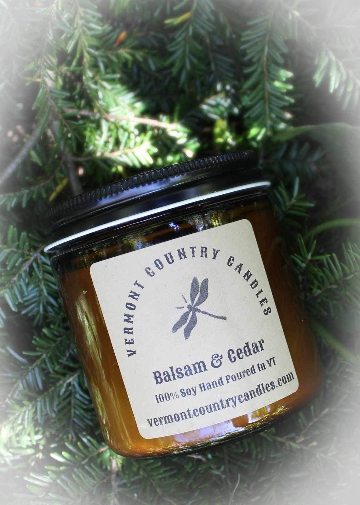 Double Wick 16oz Amber Jar